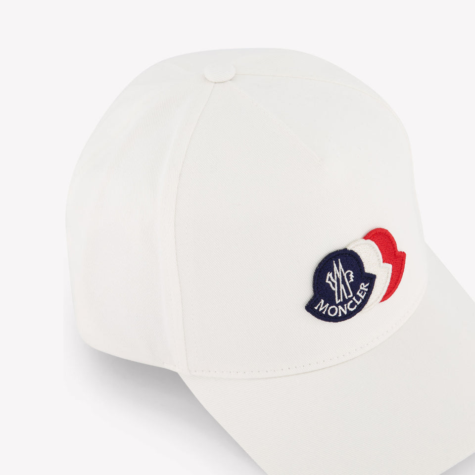 Moncler Kids Boys Cap In White