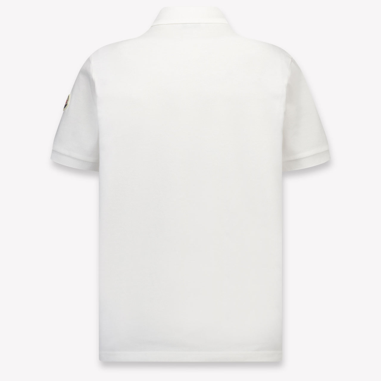 Moncler Kids Boys Polo In White
