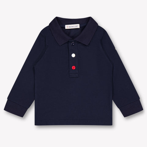 Moncler Baby Jongens Polo In Navy