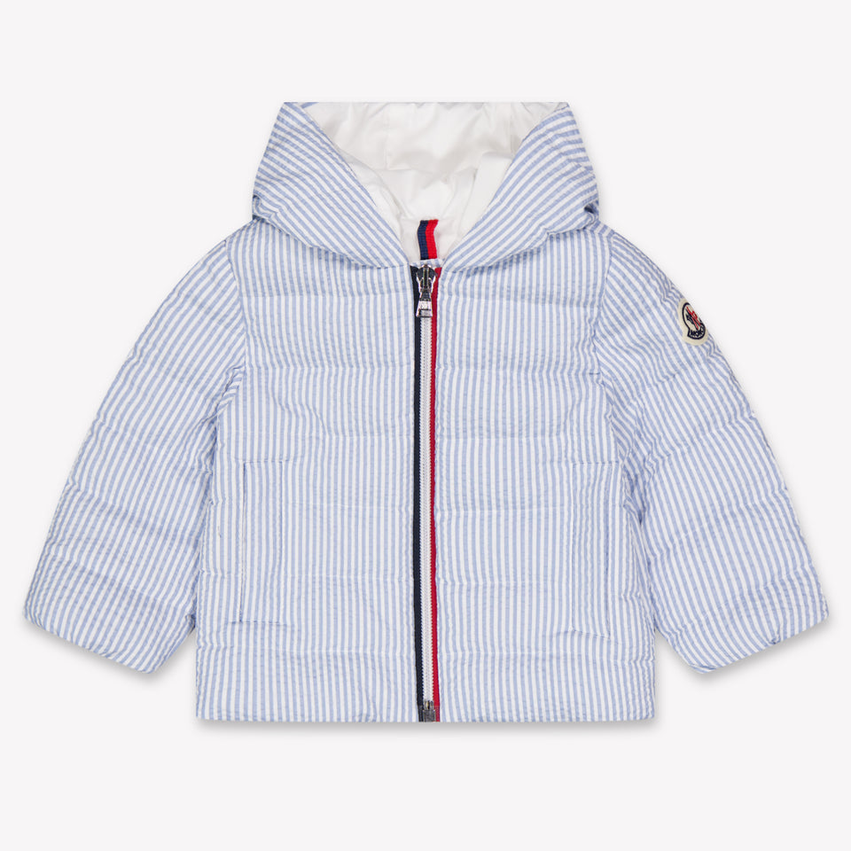 Moncler Haluk Baby Jongens Tussenjas In Licht Blauw