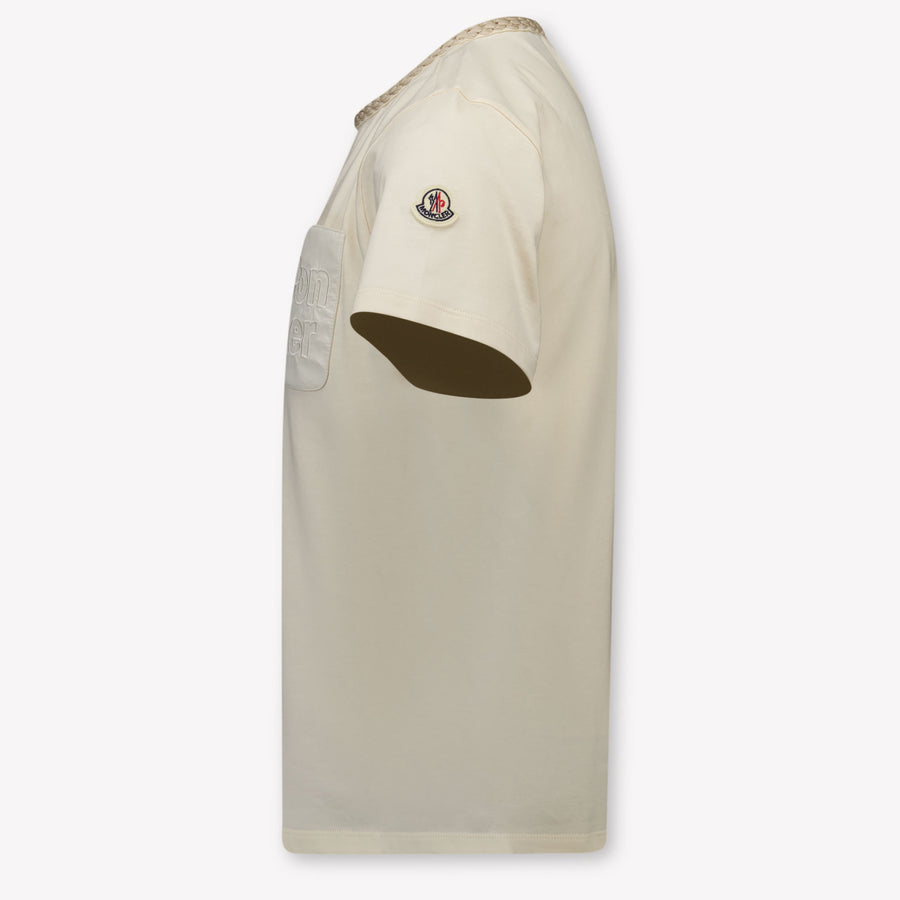 Moncler Kids Girls T-Shirt In OffWhite