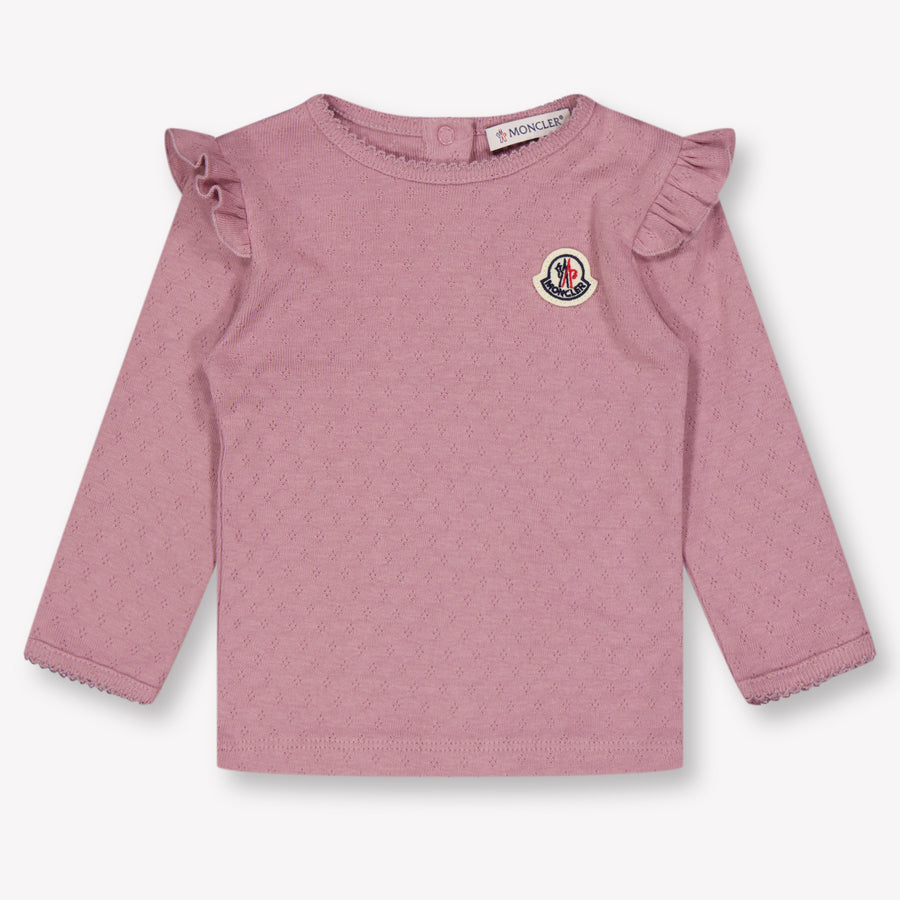 Moncler Baby Girls T-Shirt in Pink