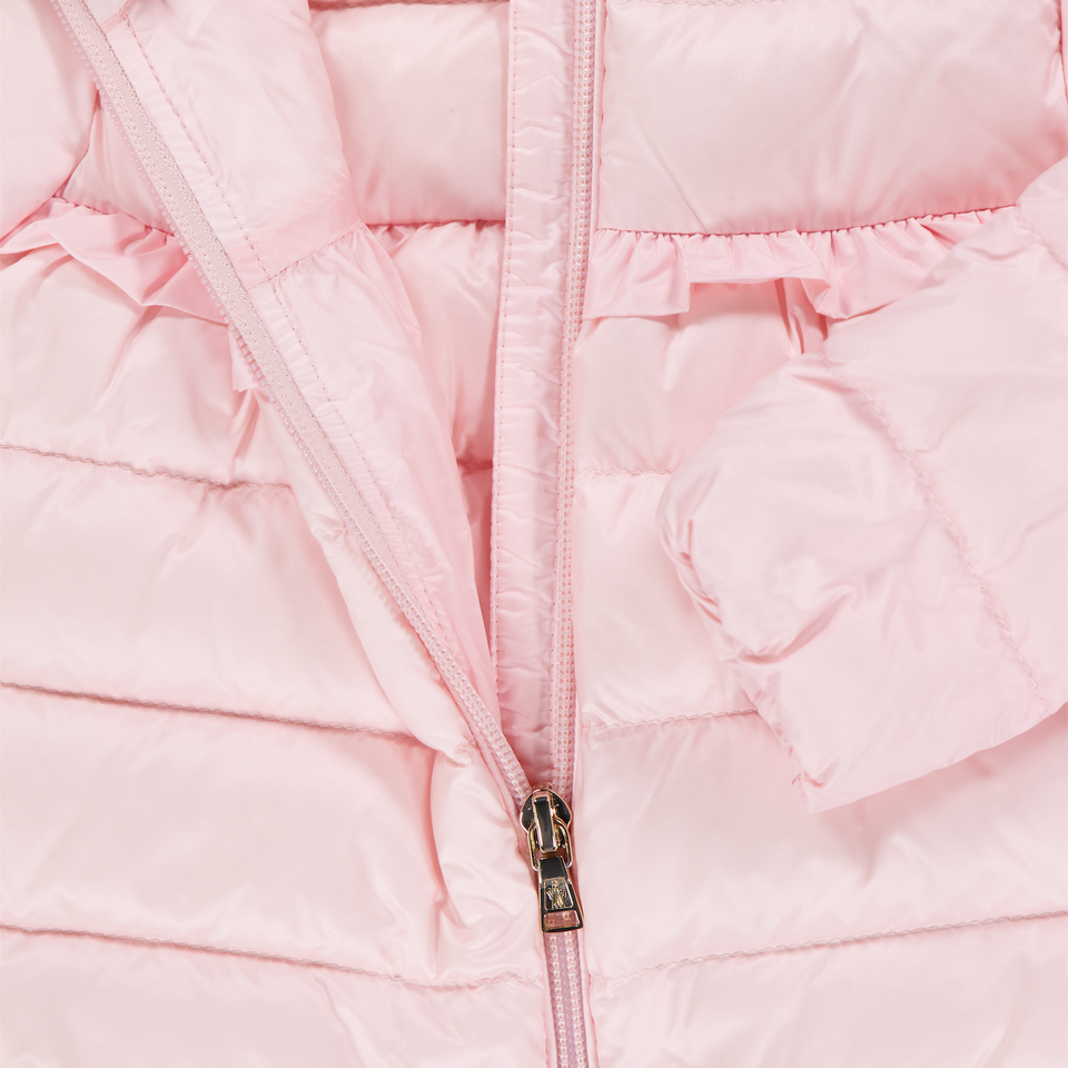 Moncler Nazifene Baby Meisjes Tussenjas In Licht Roze