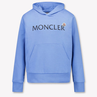 Moncler Kinder Jongens Trui In Licht Blauw