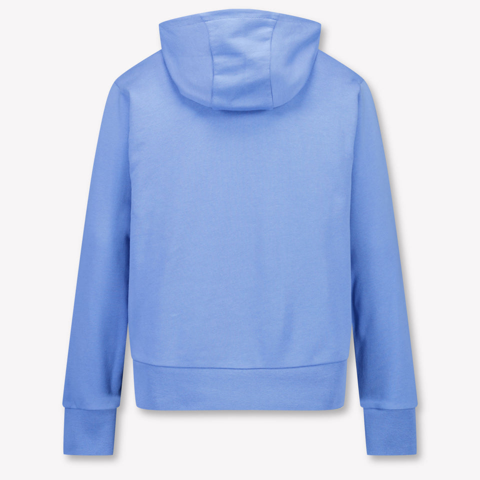 Moncler Kids Boys Sweater In Light Blue
