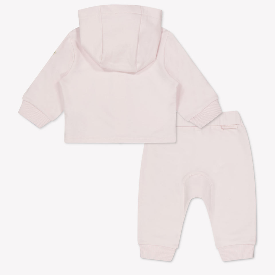 Moncler Baby Meisjes Joggingpak In Licht Roze