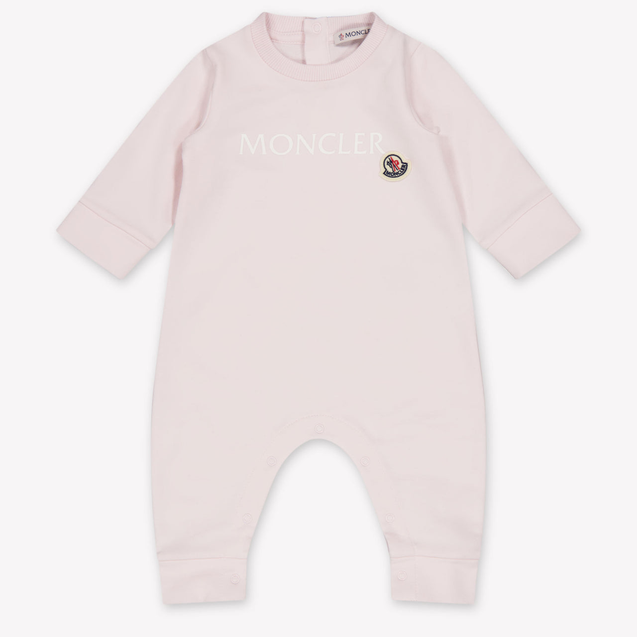 Moncler Baby Girls Playsuit In Light Pink
