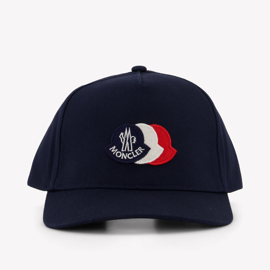 Moncler Boys Cap in Navy