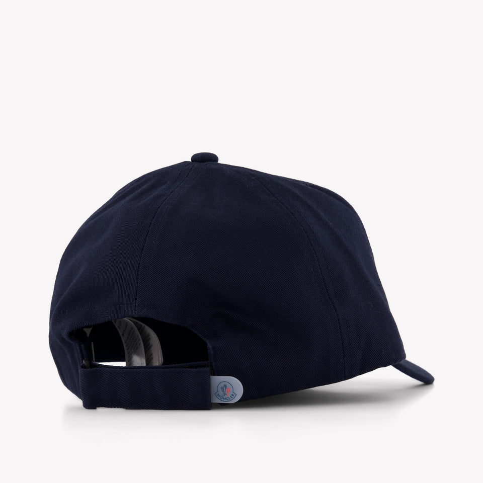 Moncler Kids Boys Cap In Navy