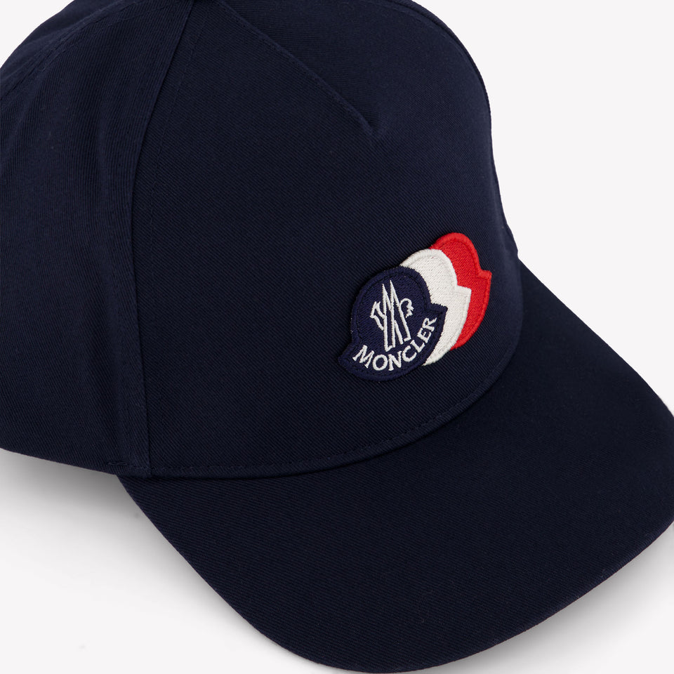 Moncler Kids Boys Cap In Navy