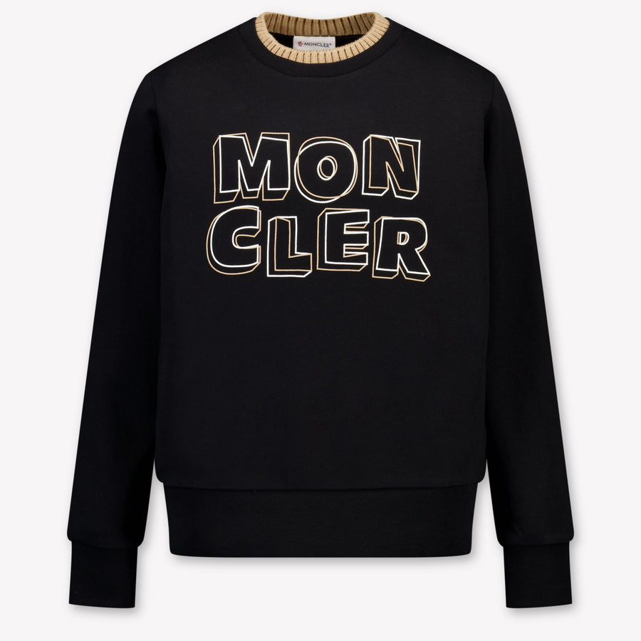Moncler Kids Boys Sweater In Black