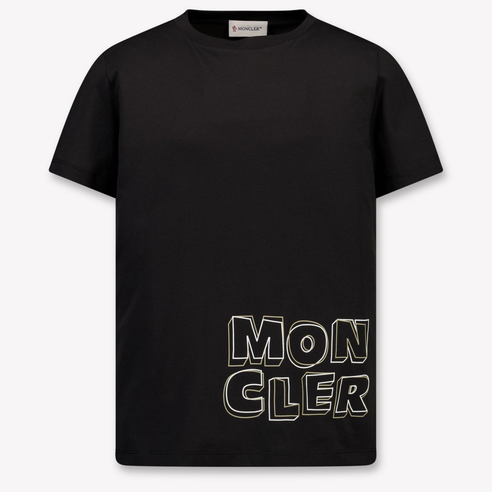 Moncler Kids Boys T-Shirt In Black