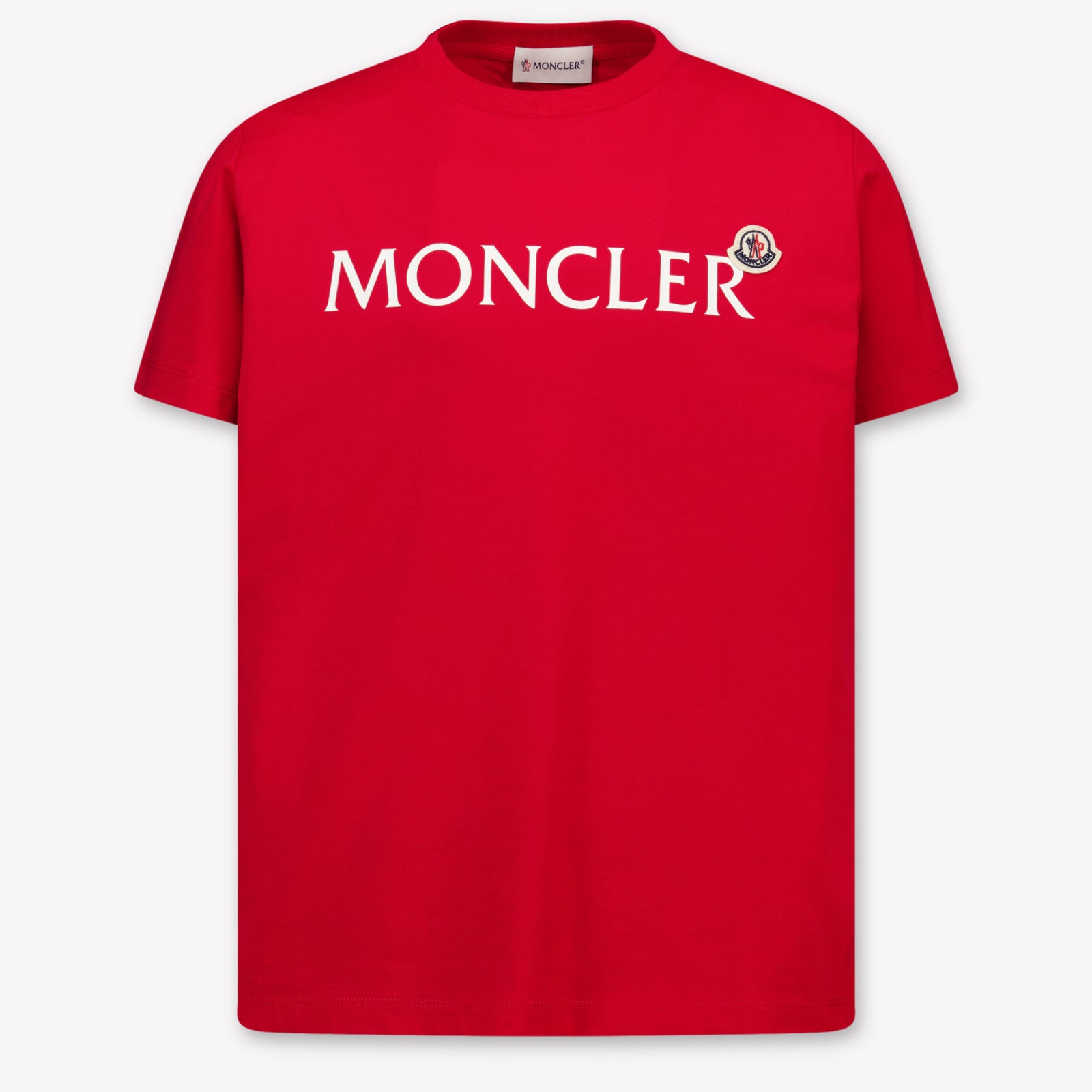 Moncler Kinder Meisjes T-Shirt In Rood