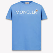 Moncler Kids Girls T-Shirt In Light Blue