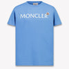 Moncler Kids Girls T-Shirt In Light Blue