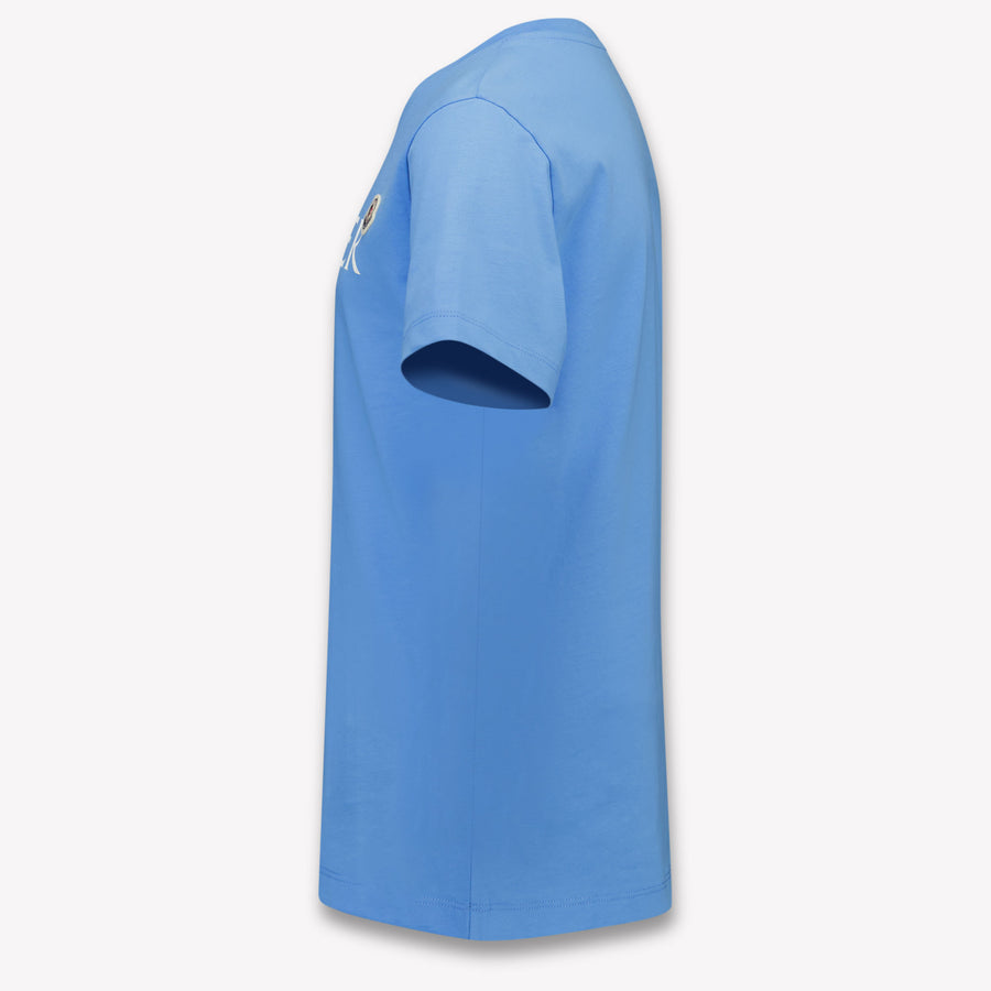 Moncler Kids Girls T-Shirt In Light Blue