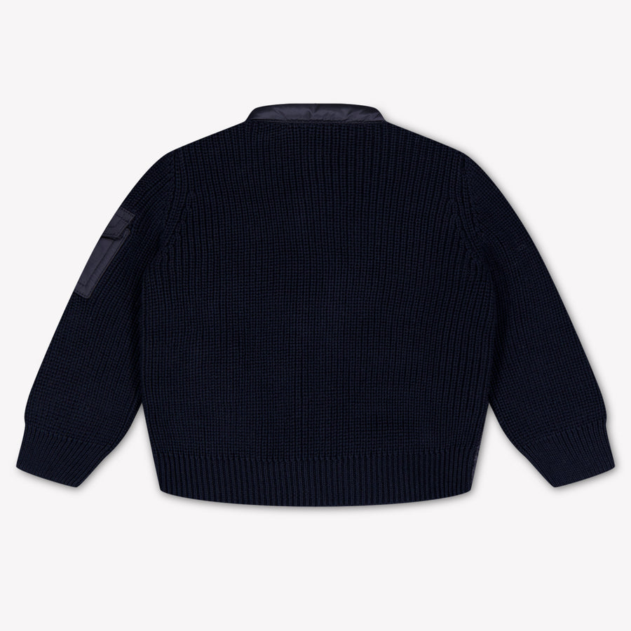 Moncler Baby Boys Cardigan In Navy