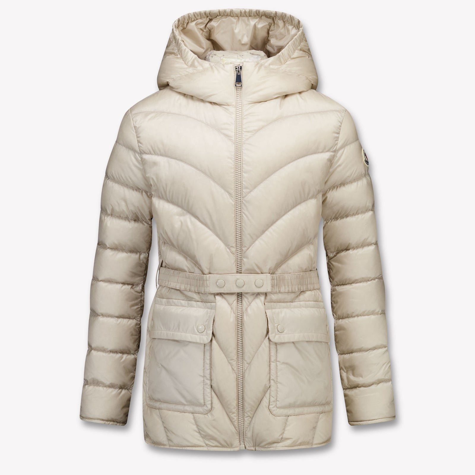 Moncler Argenno Kids Girls In between jacket Beige