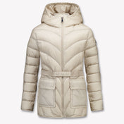 Moncler Argenno Kinder Meisjes Tussenjas In Beige