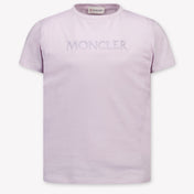 Moncler Kids Boys T-Shirt In Lilac