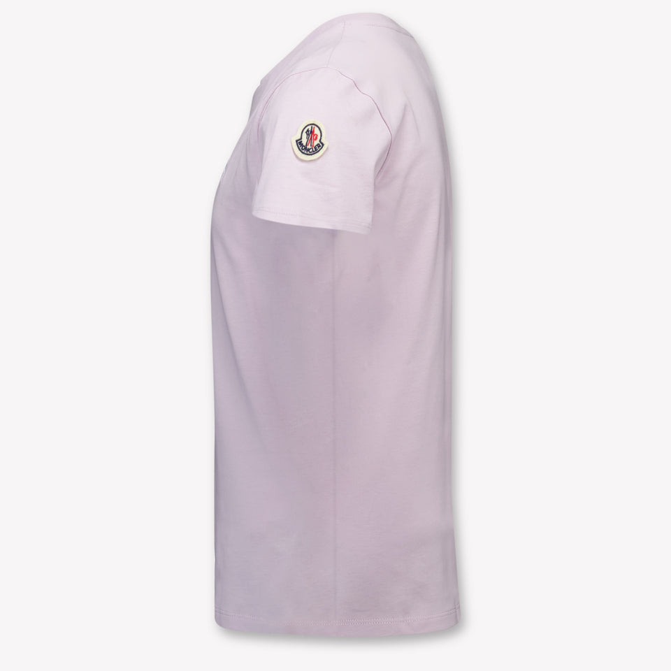 Moncler Kids Boys T-Shirt In Lilac