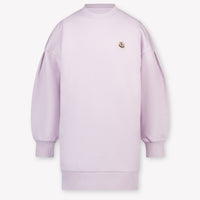 Moncler Kids Girls Dress In Lilac