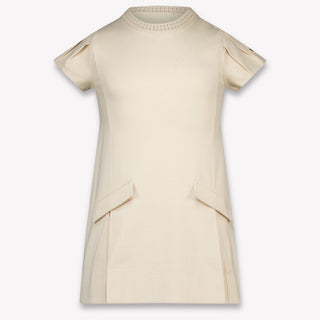 Moncler Kinder Meisjes Jurk In Off White