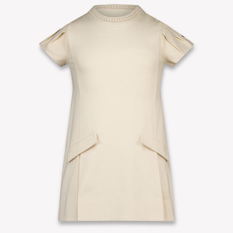 Moncler Kinder Meisjes Jurk In Off White