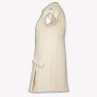Moncler Kids Girls Dress In OffWhite