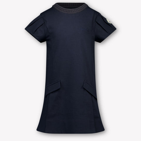 Moncler Kinder Meisjes Jurk In Navy