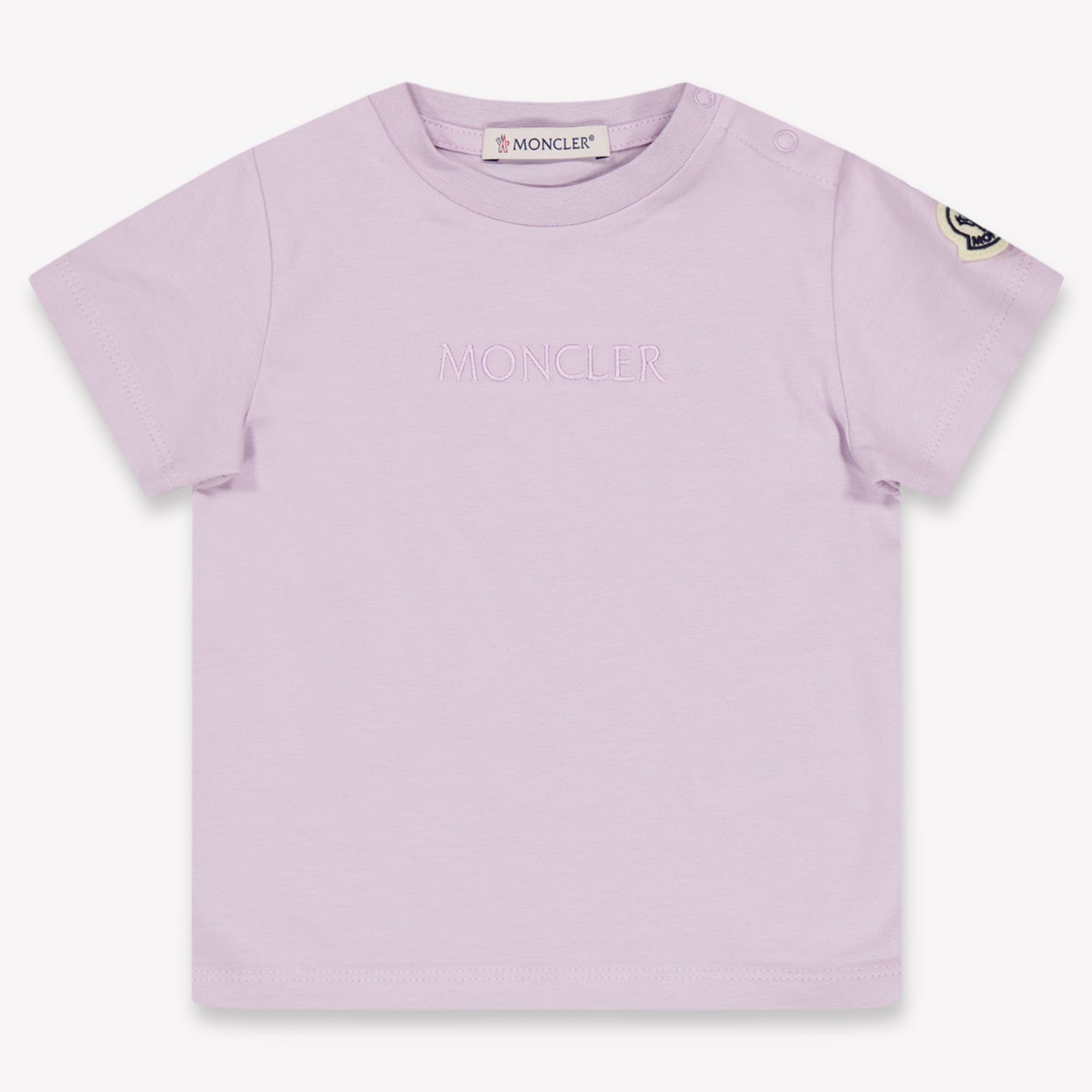 Moncler Baby Girls T-Shirt In Lilac