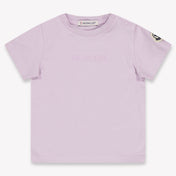 Moncler Baby Girls T-Shirt In Lilac