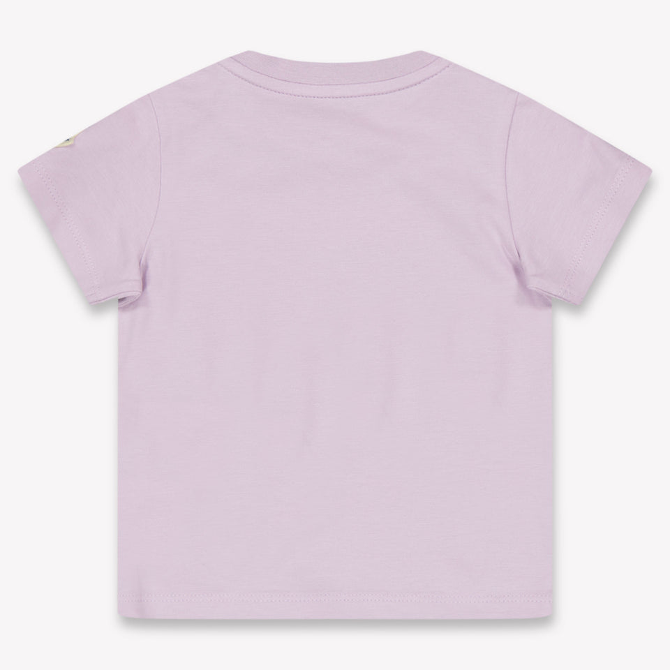 Moncler Baby Girls T-Shirt In Lilac