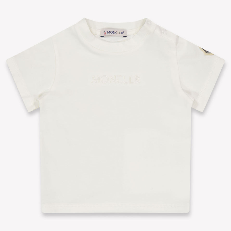 Moncler Baby Girls T-Shirt In White