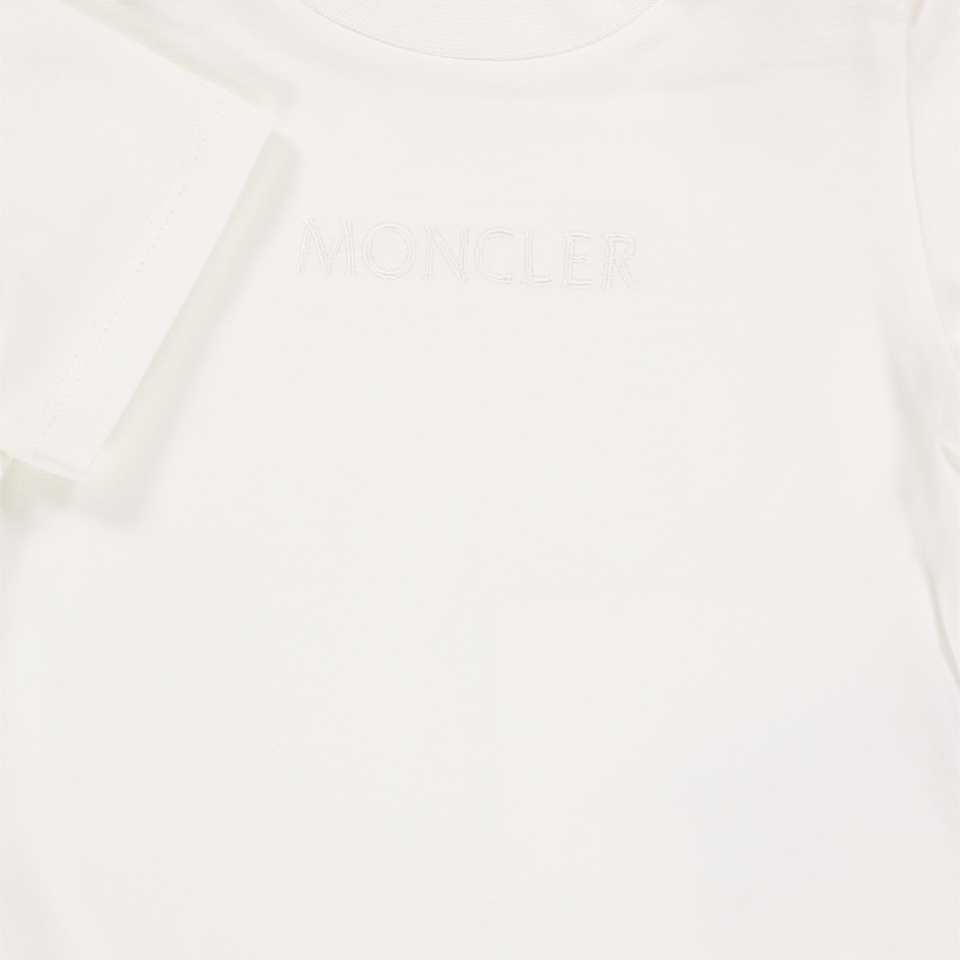 Moncler Baby Girls T-Shirt In White