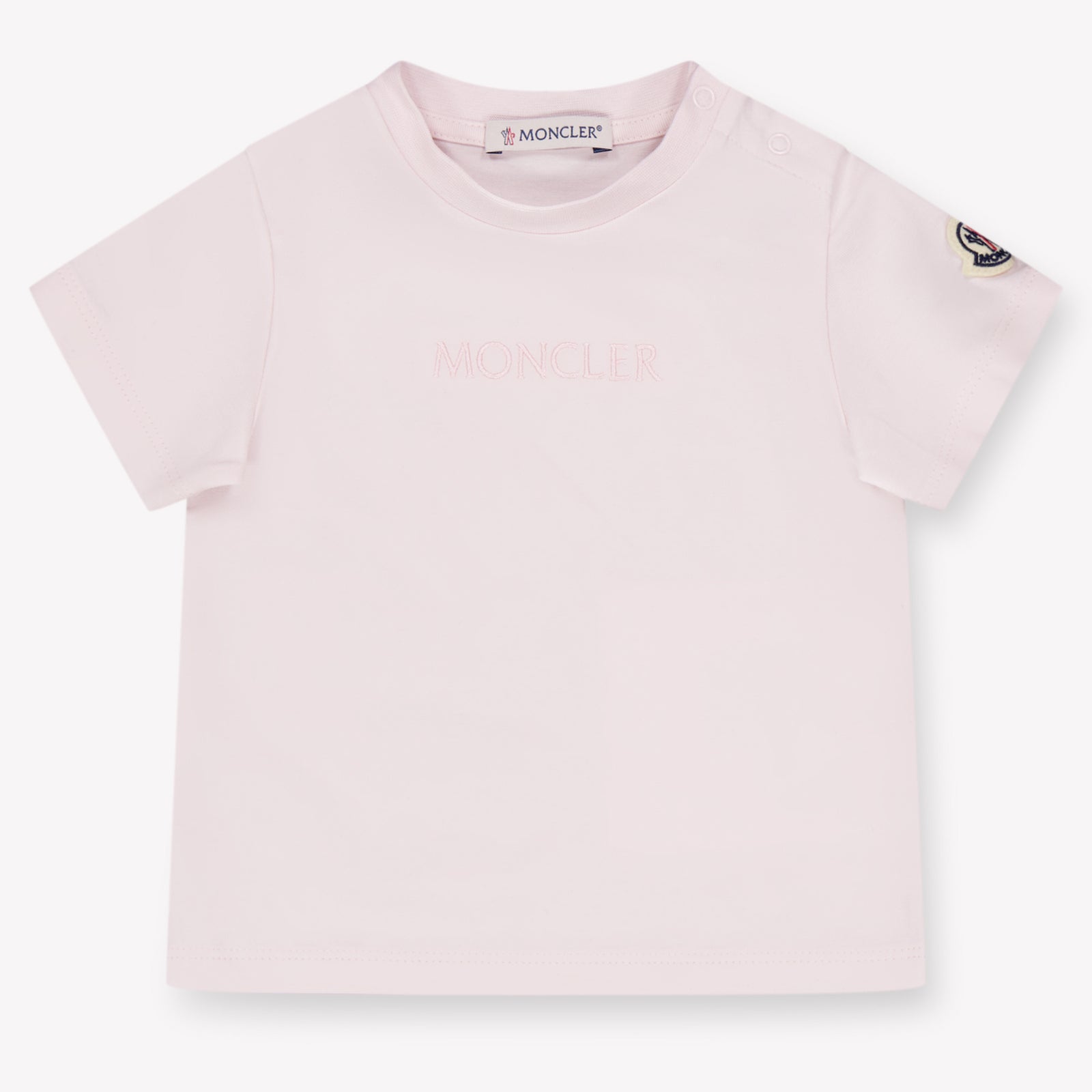 Moncler Baby Meisjes T-Shirt In Licht Roze