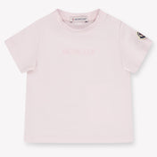Moncler Baby Meisjes T-Shirt In Licht Roze