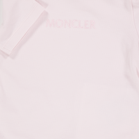 Moncler Baby Meisjes T-Shirt In Licht Roze