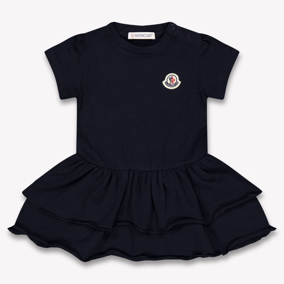 Moncler Baby Meisjes Jurk In Navy