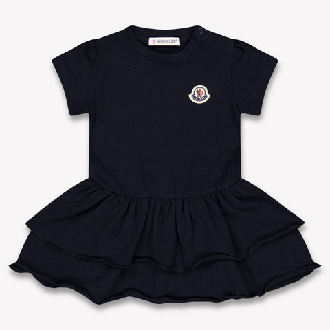 Moncler Baby Girls Dress In Navy