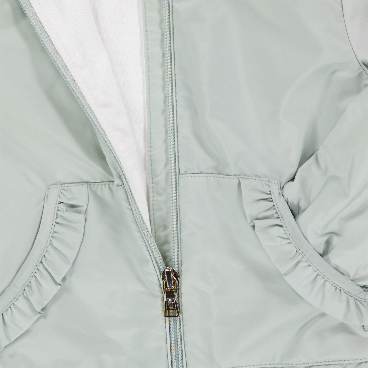 Moncler Nigar Baby Girls Summer jacket In Light Green