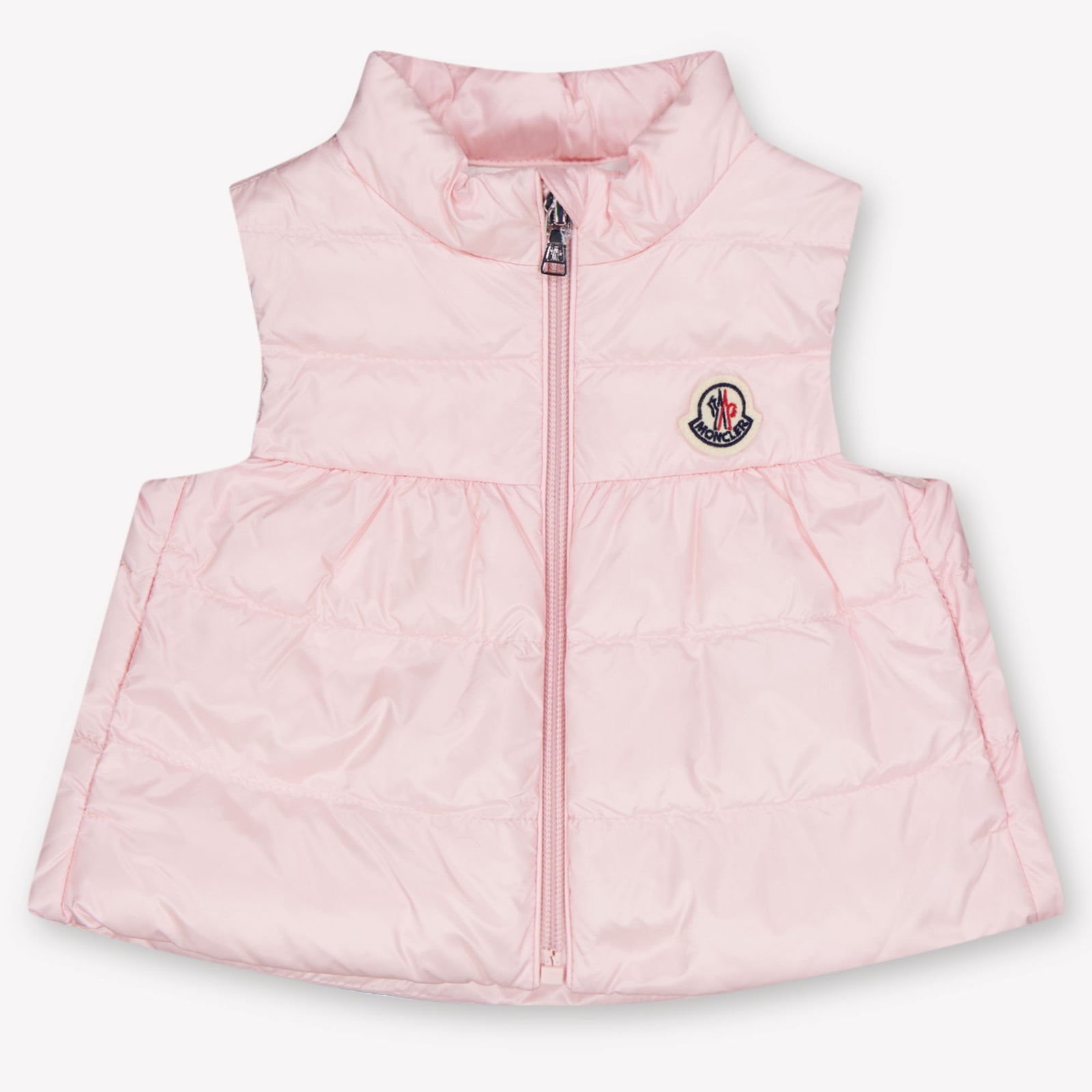 Moncler Hiva Baby Girls Bodywarmer In Light Pink