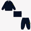 Stone Island Baby Boys Set In Navy
