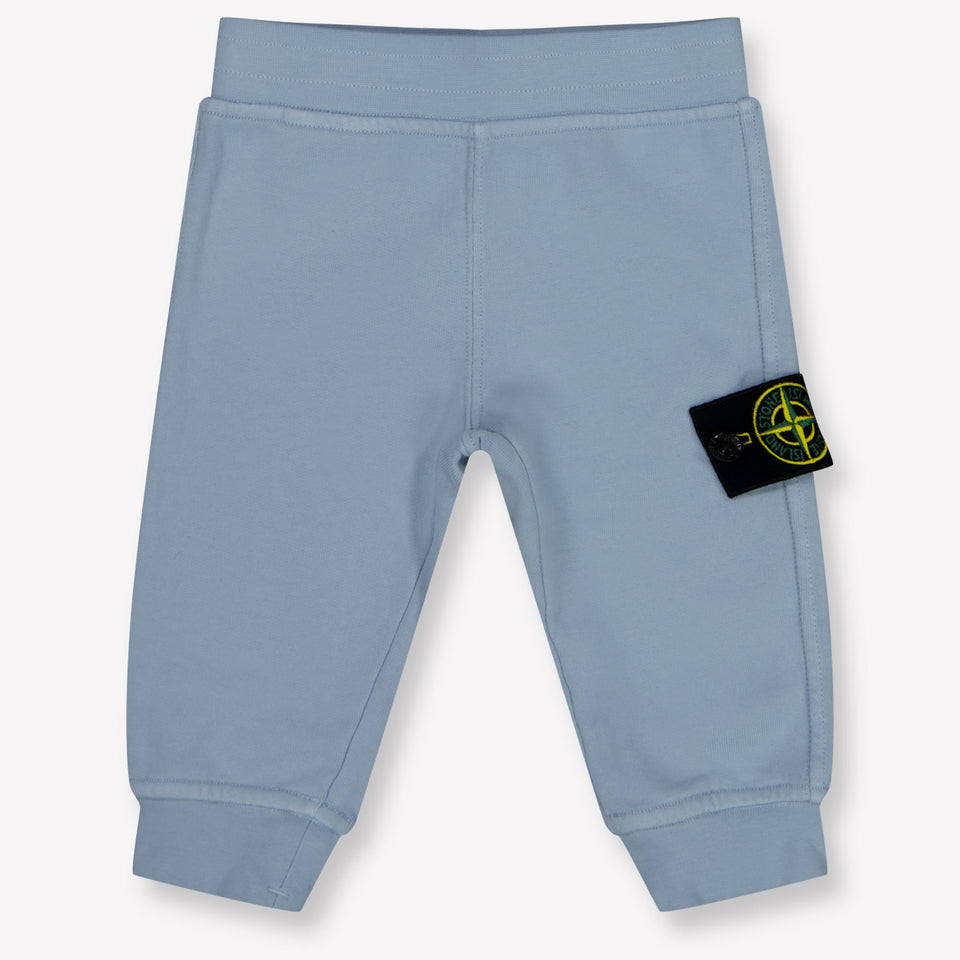 Stone Island Baby Jongens Setje In Licht Blauw