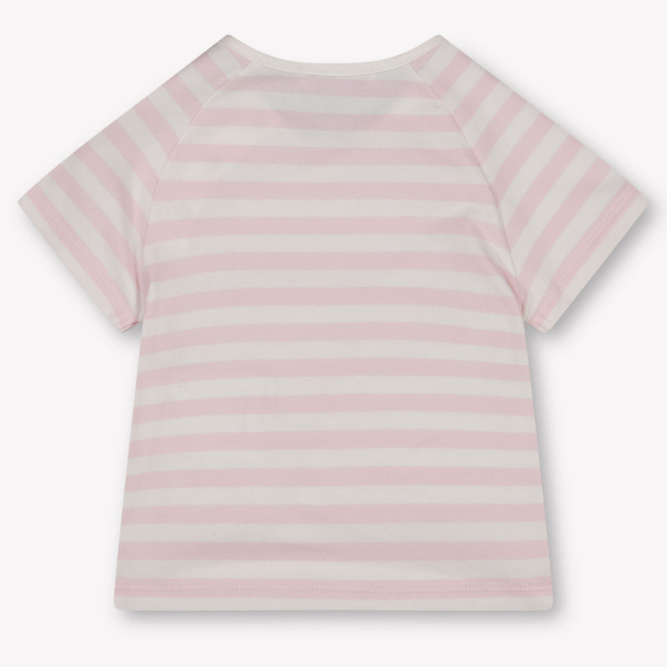 Moncler Baby Meisjes T-Shirt In Licht Roze