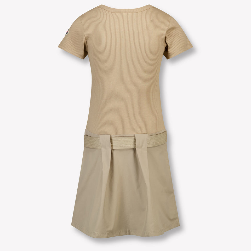 Moncler Kinder Meisjes Jurk In Beige
