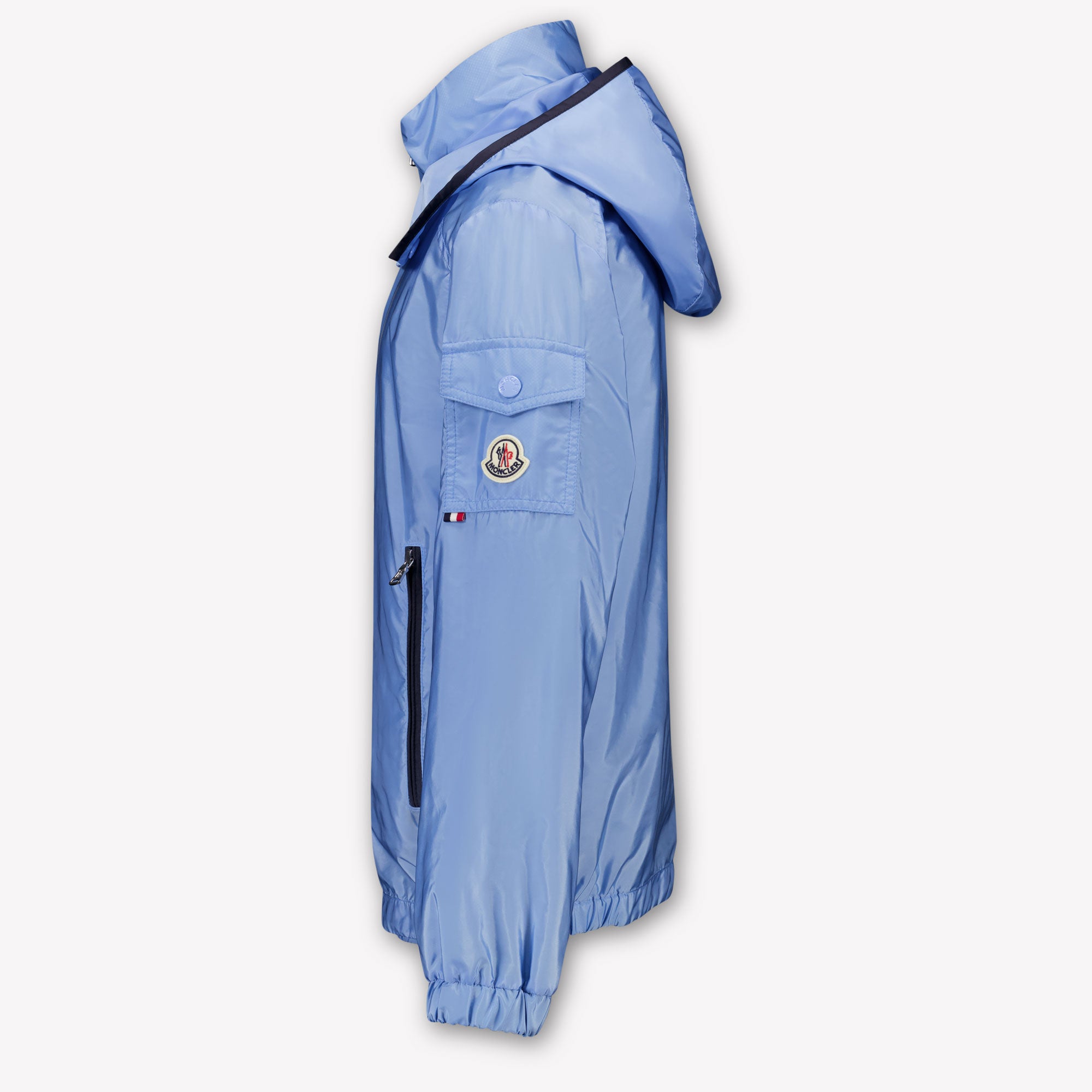 Moncler Banu Kinder Jongens Zomerjas In Licht Blauw