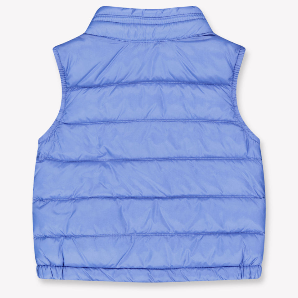 Moncler New Amaury Baby Boys Bodywarmer In Light Blue