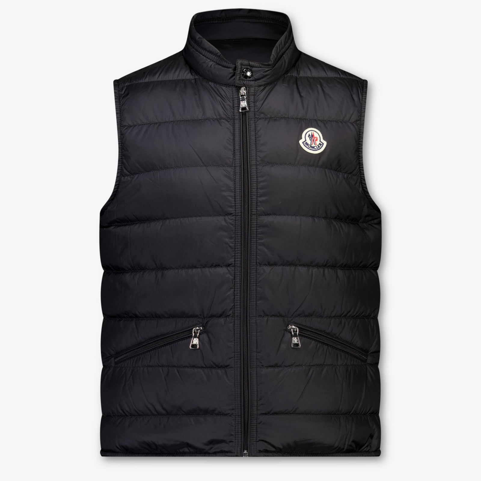 Moncler Gui Kids Boys Bodywarmer In Black