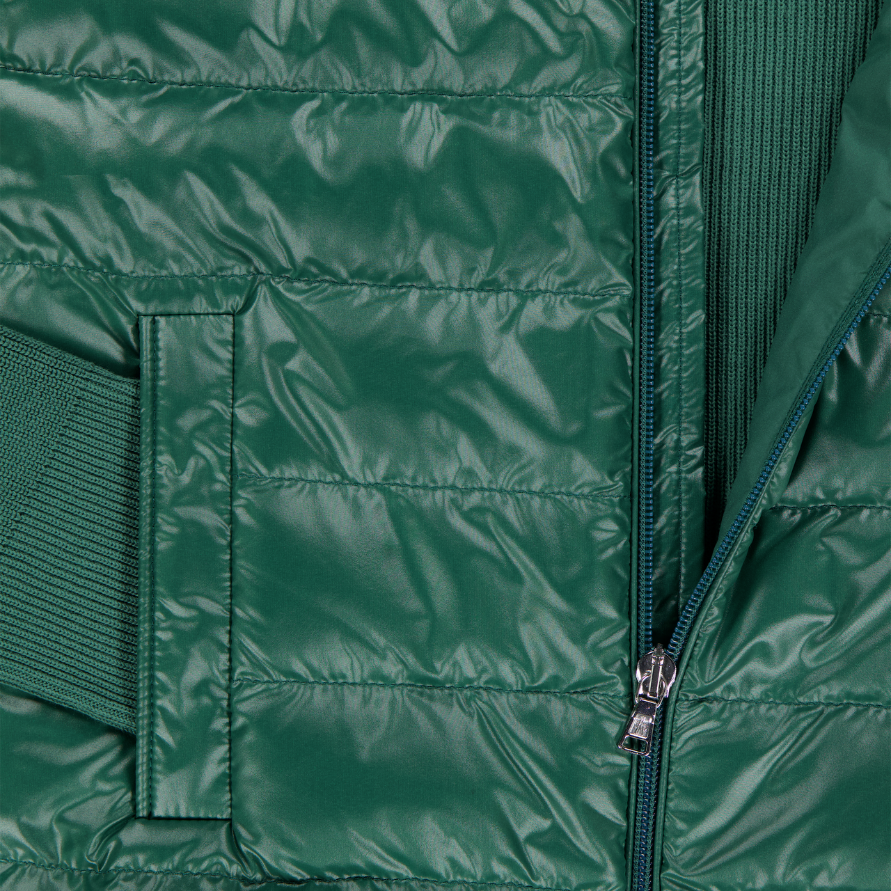 Moncler Kids Boys Cardigan In Dark Green